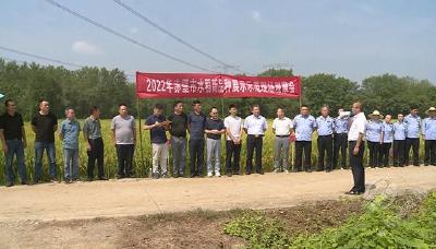 赤壁市举办2022年水稻新品种展示示范现场观摩会