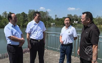 省水利厅调研赤壁市水利改革发展和湖泊保护治理工作