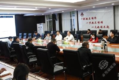 107国道咸宁市赤壁段改扩建工程汇报会召开