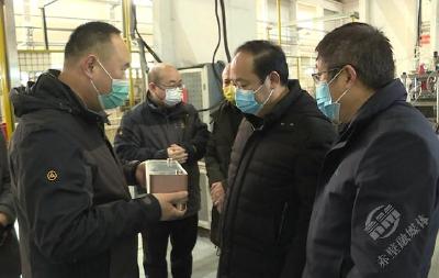 葛军调研市场保供和企业生产工作
