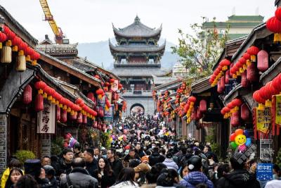 2023年春节假期国内旅游出游3.08亿人次 