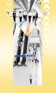 “最美最复杂”地铁站换乘便捷了