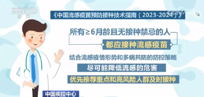 流感高发季来临，建议这8类人群及时接种疫苗！