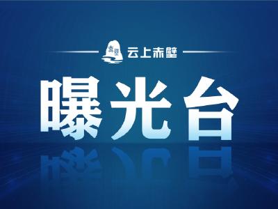 曝光台｜2024年赤壁“闯红灯”车辆曝光第五期