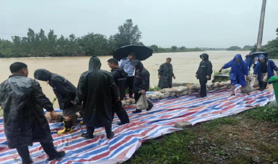 风雨砺初心 防汛显担当——赤壁市党员干部奋战在防汛抢险第一线