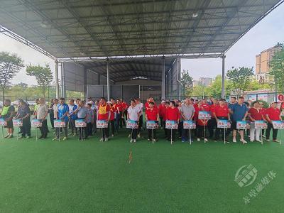 赤壁市老年门球挥杆竞技庆“七一”