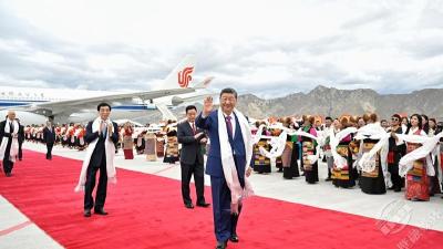 总书记西藏行丨记者手记：看着北斗星走不迷路，跟着共产党走会幸福
