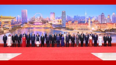 上合组织天津峰会丨习近平和彭丽媛为出席2025年上海合作组织峰会的国际贵宾举行欢迎宴会