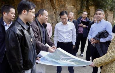 彭光平调研新建天垄坪水库工程项目规划工作