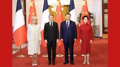 习近平同法国总统马克龙举行会谈