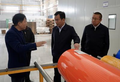 彭光平调研赤壁高新区项目建设工作