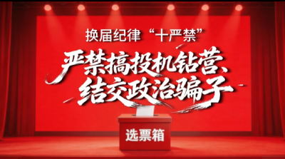 换届纪律“十严禁” | ② 严禁搞投机钻营、结交政治骗子