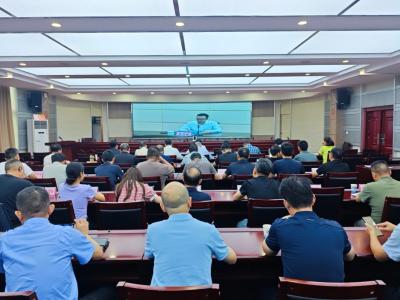 赤壁市组织收听收看湖北省第四生态环境保护督察组对咸宁市开展专项督察工作对接沟通会