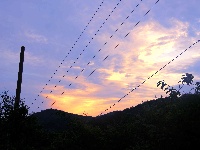 雨后的双峰山