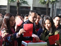 孝南区人大代表换届选举投票