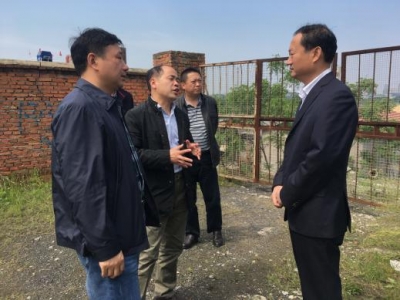 省厅检查组赴孝感检查安全生产及绿色矿业发展示范区建设工作