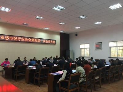 孝感市银行业协会第四届会员大会一次会议顺利召开