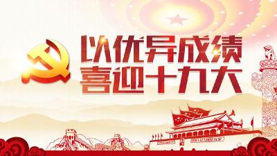 以优异成绩喜迎十九大