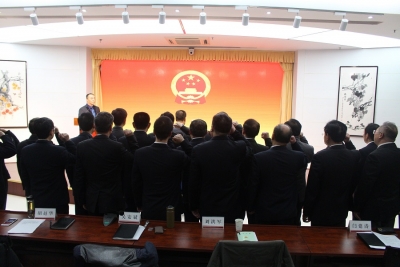人行孝感市中支举行党员干部《宪法》宣誓仪式