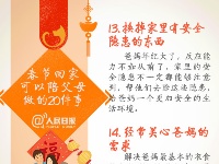 别让爱迟到，春节记得陪爸妈做的20件事！