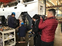 【网络媒体走转改】孝感市网络媒体新春走基层活动之航天重型工程装备有限公司