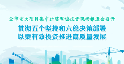 全市重大项目集中拉练暨稳投资现场推进会召开