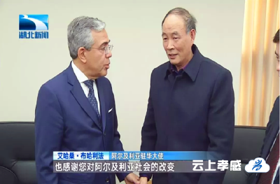 阿尔及利亚大使专程跟沈阿利一家会面