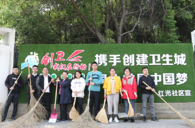 孝感中院开展卫生大扫除，为孝感创卫加油
