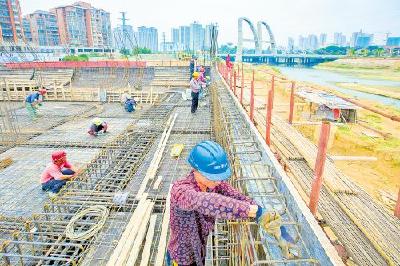 城区排水防涝工程建设正酣