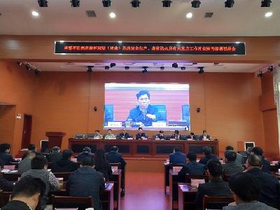孝感市自然资源和规划局召开全市系统安全生产、森林防火及有关重点工作再部署再安排视频会议