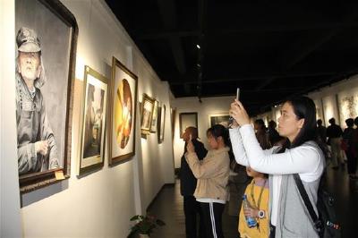 “大美汉川”湖北美术作品展开展 120幅作品勾勒千年湖乡