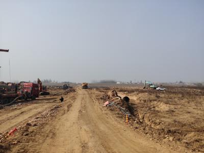 长兴三路延伸工程抓紧推进中