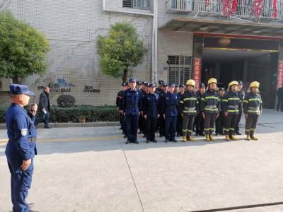 汉川开展冬季消防安全疏散演练