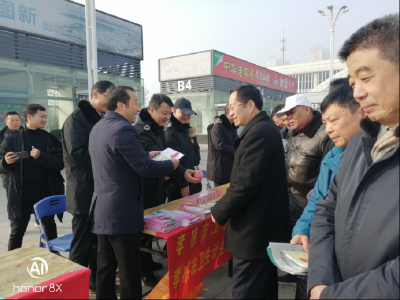 孝感市卫生健康委参加全市宪法宣传周启动仪式
