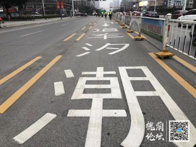 今起，孝感新增一条潮汐车道！可别走错了