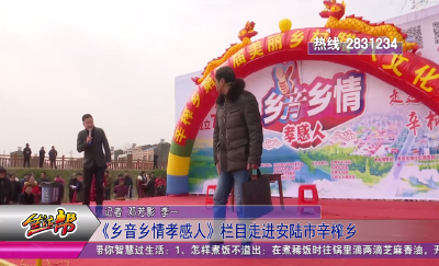 《乡音乡情孝感人》栏目走进安陆市辛榨乡