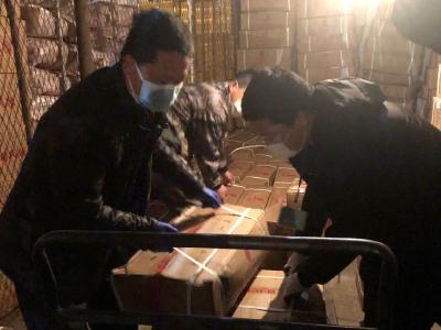 新疆生产建设兵团第五师双河市向我市捐赠防疫物资