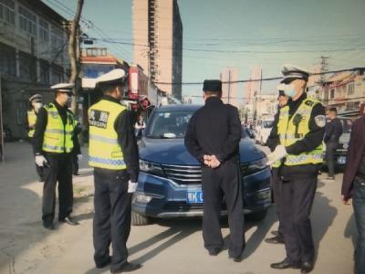 多部门联合行动整治孝天路