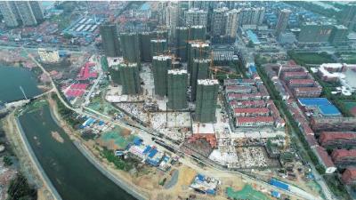 湖北孝感：老澴河综合治理项目全面复工 