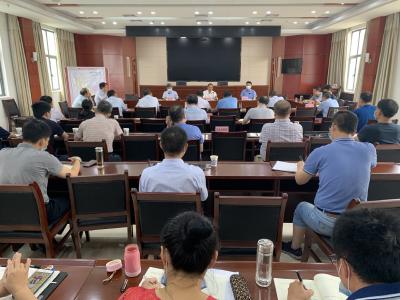 市防指召开全市防汛抗洪督查工作汇报会