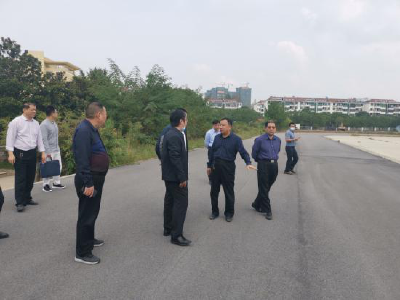 省市督导组到大悟一中督导项目建设