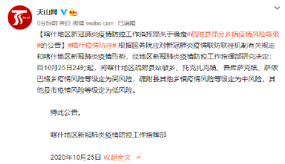新疆喀什连夜通报