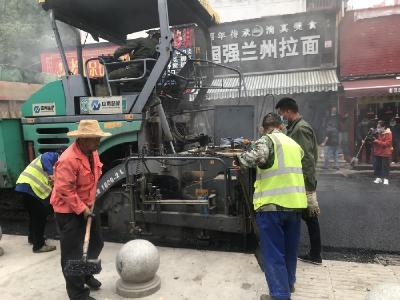 孝柴中街下水管网及道路翻修工程正式竣工  