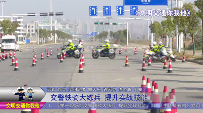 交警铁骑大练兵  提升实战技能