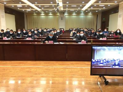 我市组织收听收看全省精神文明建设表彰大会