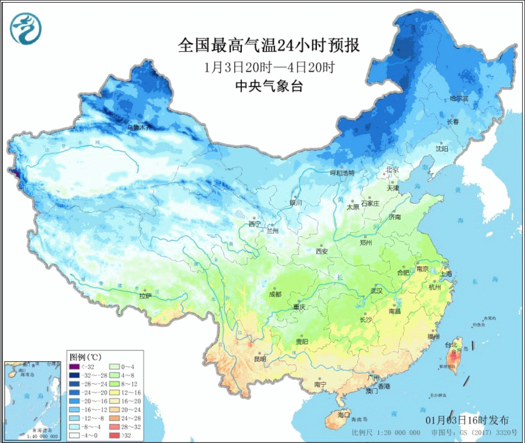 2021开年两股冷空气接连来“报到”，寒冷程度不亚于2020年末寒潮！