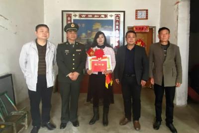 1人二等功，7人三等功！孝昌为立功受奖现役军人家庭“送喜报”！