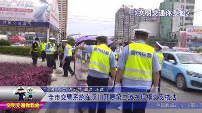 全市交警系统在汉川开展第二波次规模交叉执法 
