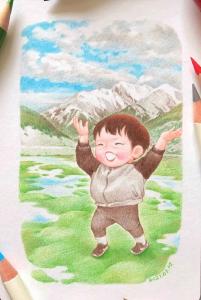 拥有这样的妈妈， 从小就能做漫画主人公！