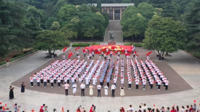 唱支山歌给党听，大悟县庆祝建党100周年快闪活动开演！